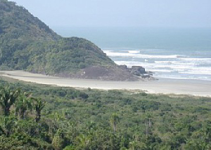 Praia Parnapuã em Peruíbe
